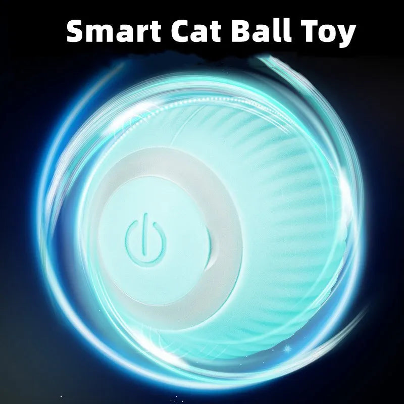 Engaging and Fun Smart Interactive Rolling Cat Ball - The Ultimate Automatic Electronic Toy for Your Indoor Kitty!