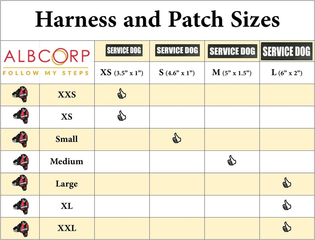 Enhance Your Service Dog's Safety with Reflective Service Dog in Training Patches - Medium Size (5 x 1.5 Inches) with Secure Hook and Loop Backing