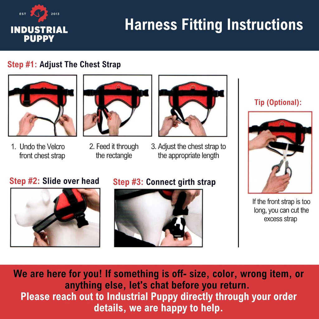 Ultimate Comfort & Control: Premium Adjustable Service Dog Vest and Leash Set with Reflective Patches - Perfect for All Breeds!