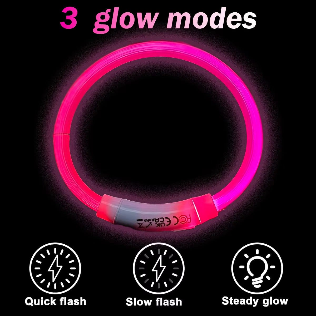 Illuminate Your Pet's Style: USB Rechargeable LED Dog & Cat Collar - Perfect for Christmas Gifts & Festive Decorations!