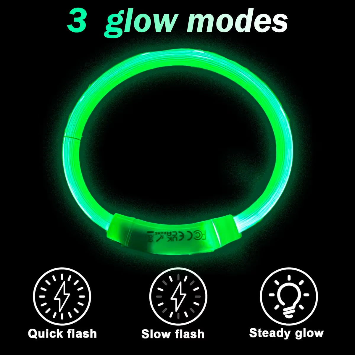 Illuminate Your Pet's Style: USB Rechargeable LED Dog & Cat Collar - Perfect for Christmas Gifts & Festive Decorations!