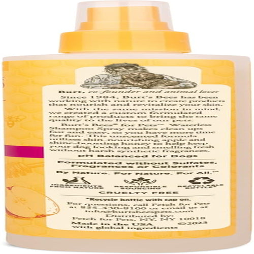 Transform Your Dog's Grooming Routine with Our All-Natural Waterless Shampoo Spray - Infused with Apple & Honey - 10 Oz