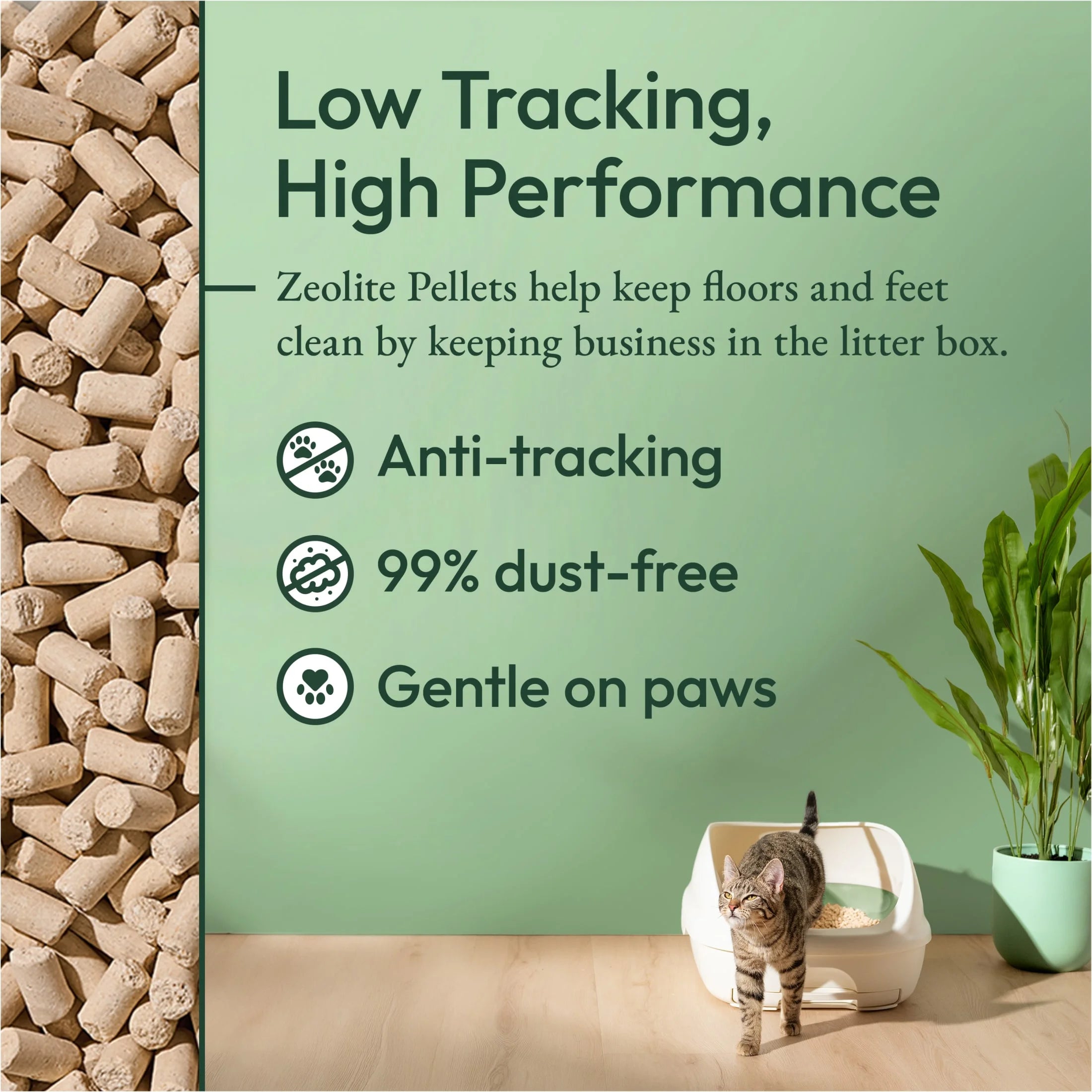 Tidy Cats Breeze Unscented Cat Litter Refill - 4 Pack, 99.9% Dust Free for Effortless Multi-Cat Care!
