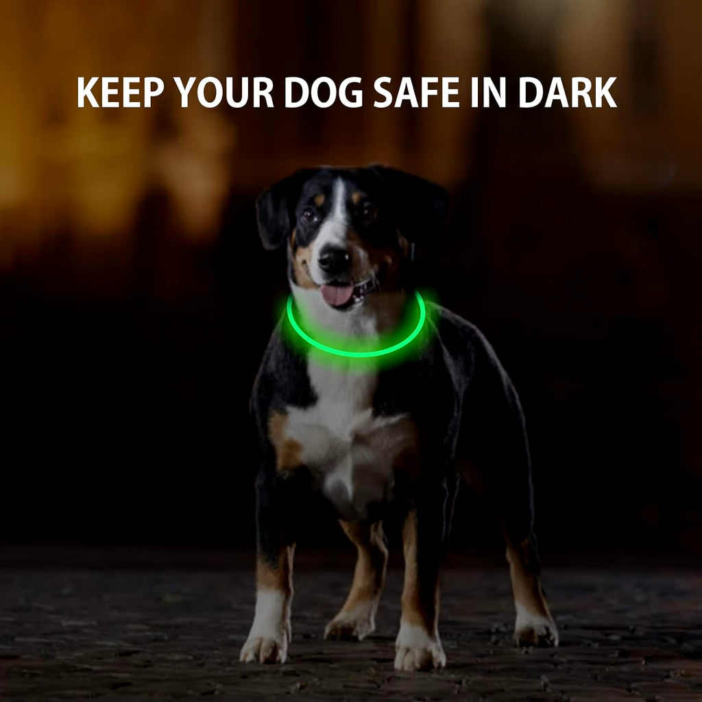 Illuminate Your Pet's Style: USB Rechargeable LED Dog & Cat Collar - Perfect for Christmas Gifts & Festive Decorations!