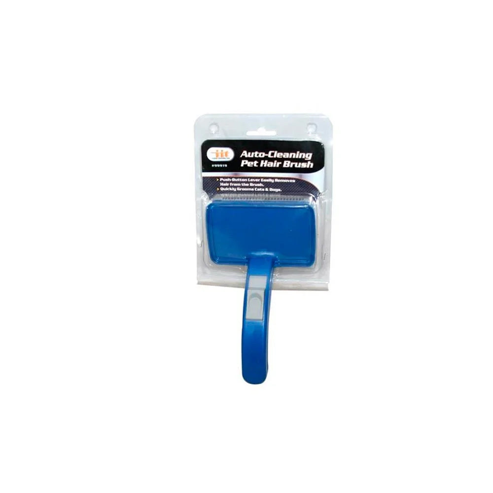 Ultimate Self-Cleaning Slicker Brush for Dogs and Cats - Effortless Shedding & Grooming Solution!