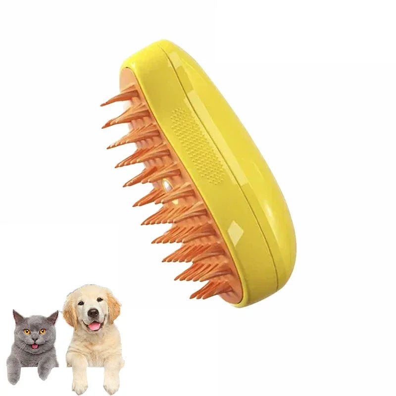 Revolutionary 3-in-1 Cat and Dog Steam Brush: Electric Grooming Tool for Shedding, Massage, and Effortless Coat Care