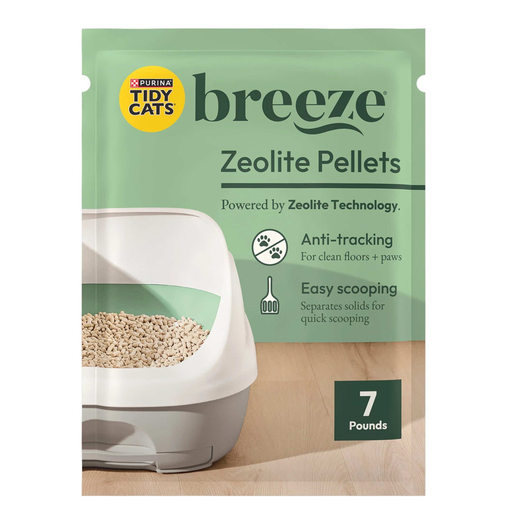 Tidy Cats Breeze Unscented Cat Litter Refill - 4 Pack, 99.9% Dust Free for Effortless Multi-Cat Care!